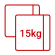 Carton 15 kg + multilayer bag
